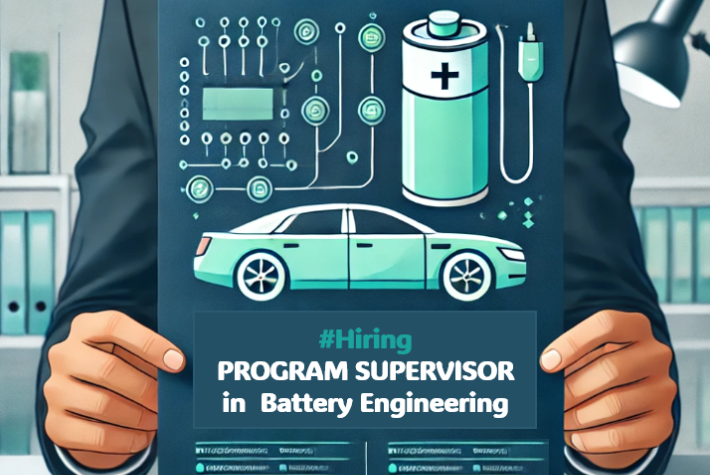 Recrutement - Responsable du Mastère spécialisé Battery Engineering