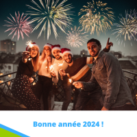 IFP School vous souhaite une bonne année 2024 !