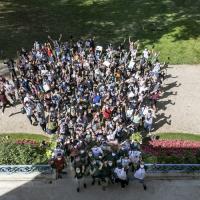 Élèves d'IFP School au Château de Vert-Mont