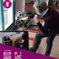 Virtual reality module in the engine room