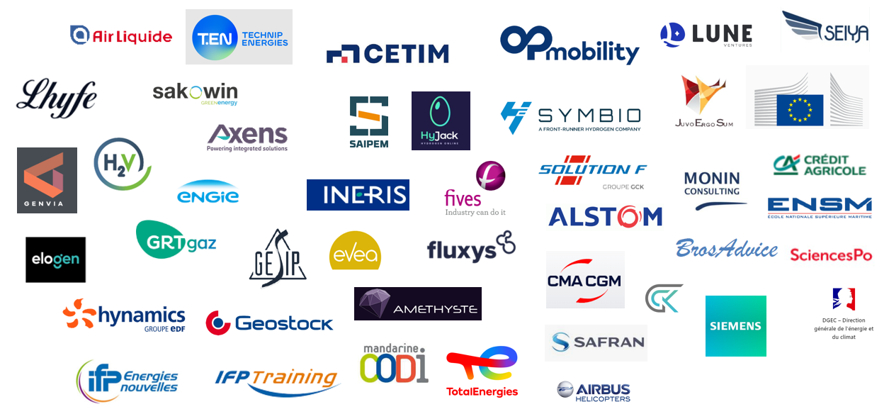 Entreprises partenaires du programme Hydrogen Project and Engineering