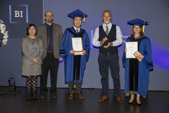 Chiwan Bang et Marisa Bester, meilleurs élèves du programme EMME